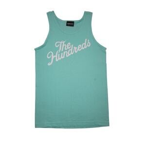 The Hundreds Aqua Script Logo Tank-Small